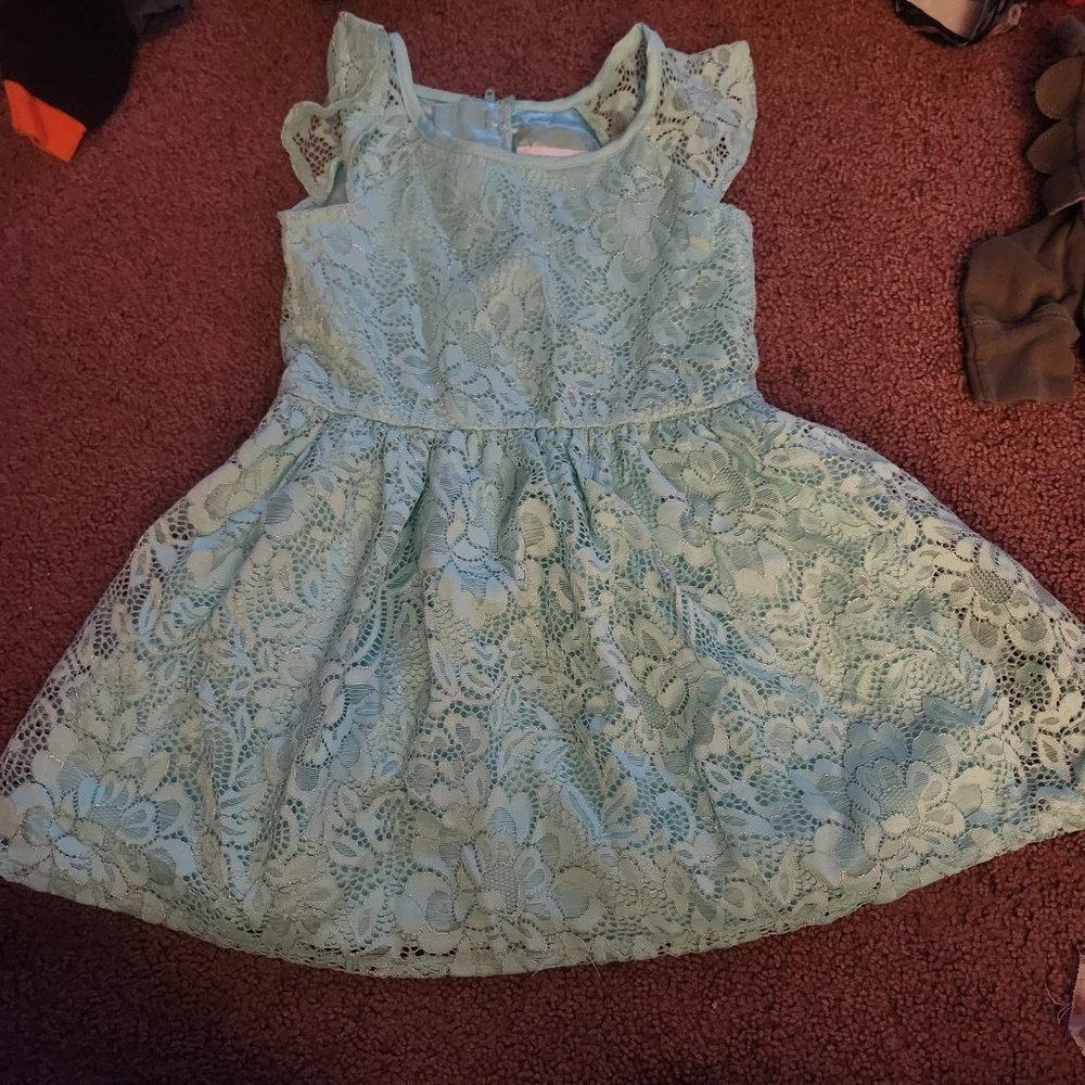 Light blue lace dress